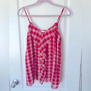 Cabi Sleeveless Blouse w/ Ruffle - Size: Medium | Bundle Cabi for Discounts!